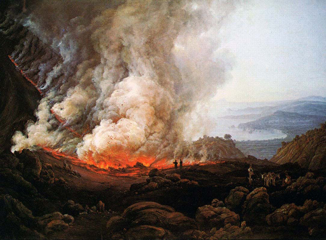 Eruption of the Vesuvius
